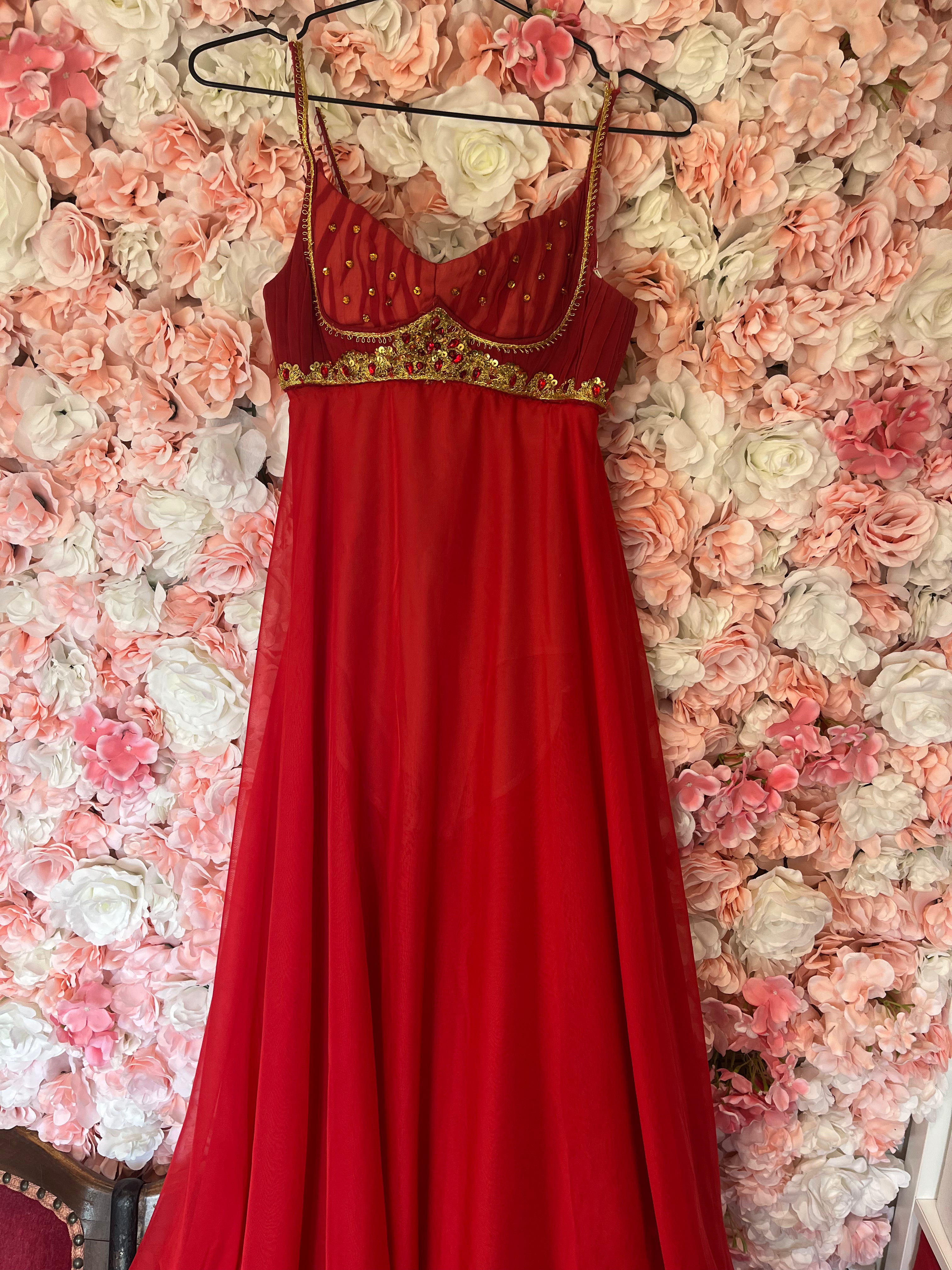 Red Juliet chiffon dress - Hire only Just Ballet Red Juliet chiffon dress - Hire only Just Ballet