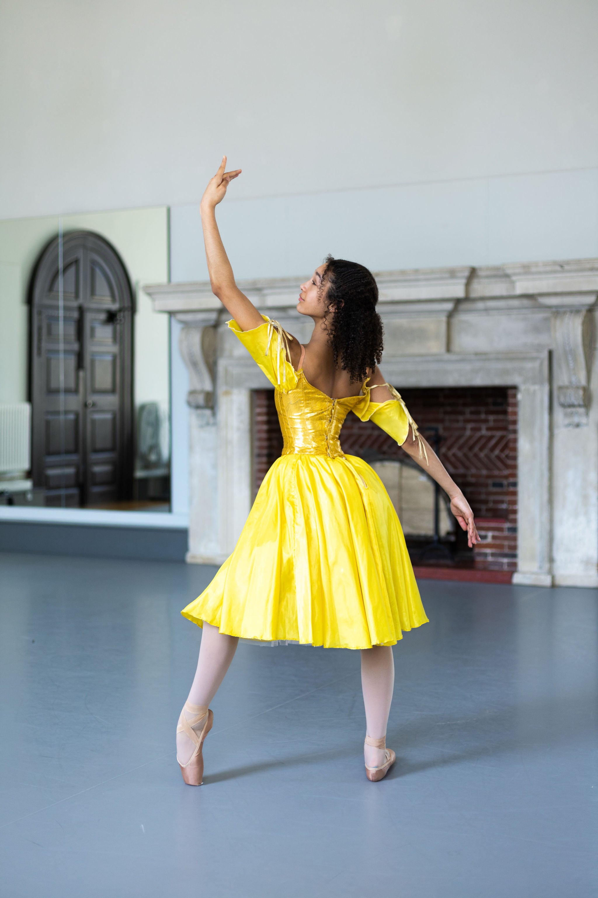 Golden yellow dresses - up to 8 available - Hire only Just Ballet Golden yellow dresses - up to 8 available - Hire only Just Ballet