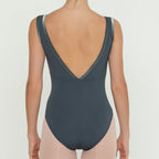 Bullet Pointe Velvet Trim Leotard