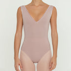 Bullet Pointe Velvet Trim Leotard