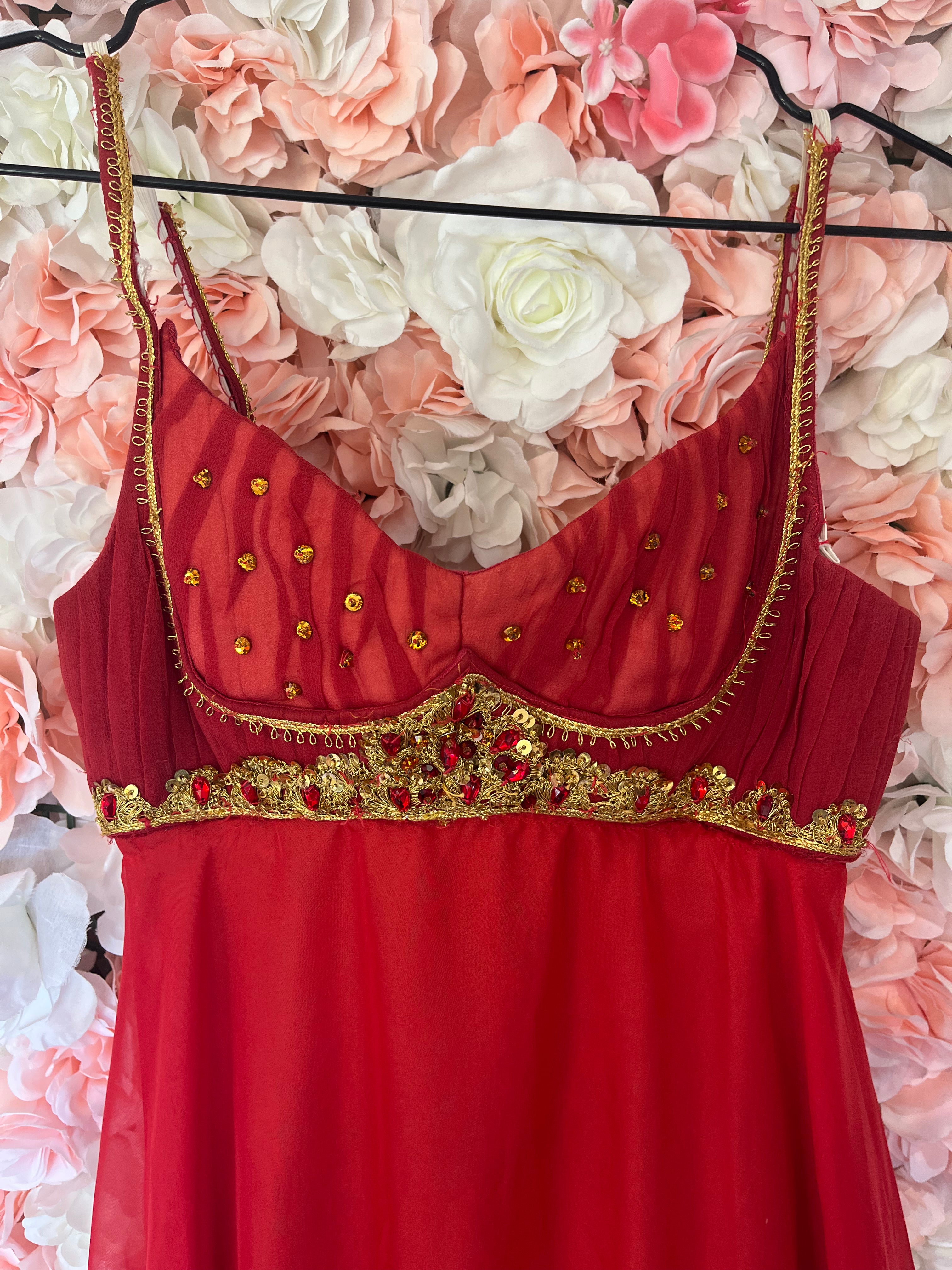 Red Juliet chiffon dress - Hire only Just Ballet Red Juliet chiffon dress - Hire only Just Ballet