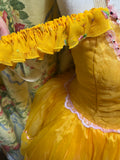 Bell shaped yellow tutu dresses - two styles - Hire only