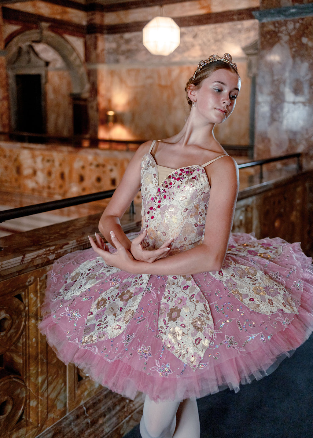 Pink Floral Tutu - Hire only