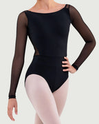 Bullet Pointe Mesh Sleeve leotard