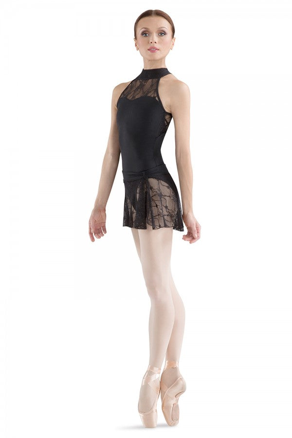 Bloch Ebo lace neck leotard