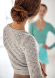 Grishko lacy warm up crossover cardigan