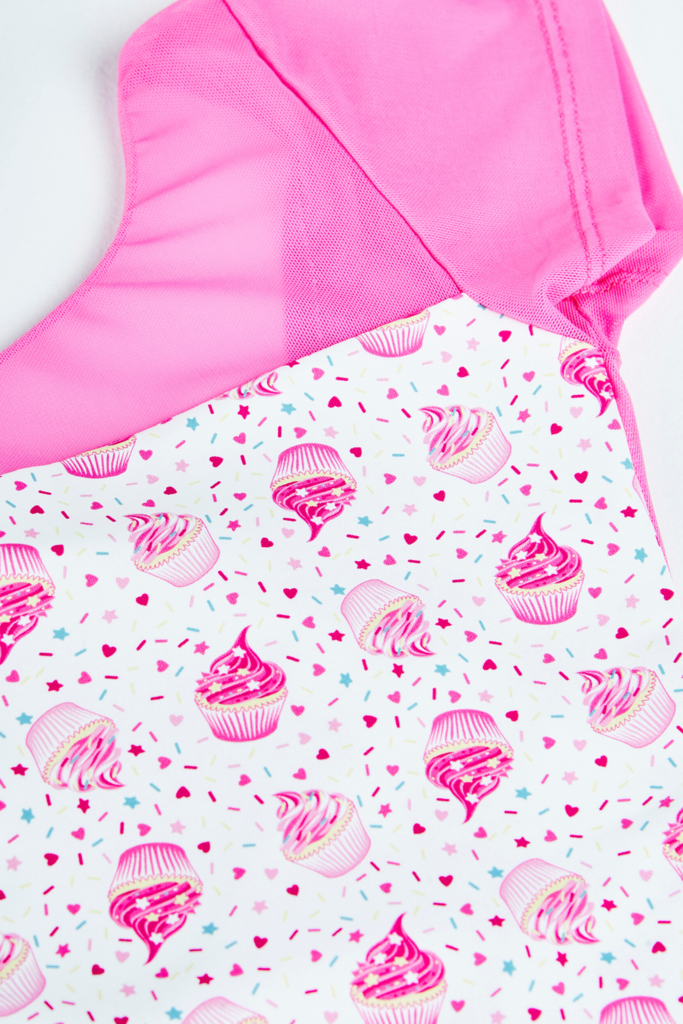 Claudia Dean Tea Party Collection Clara Cupcake Print Leotard