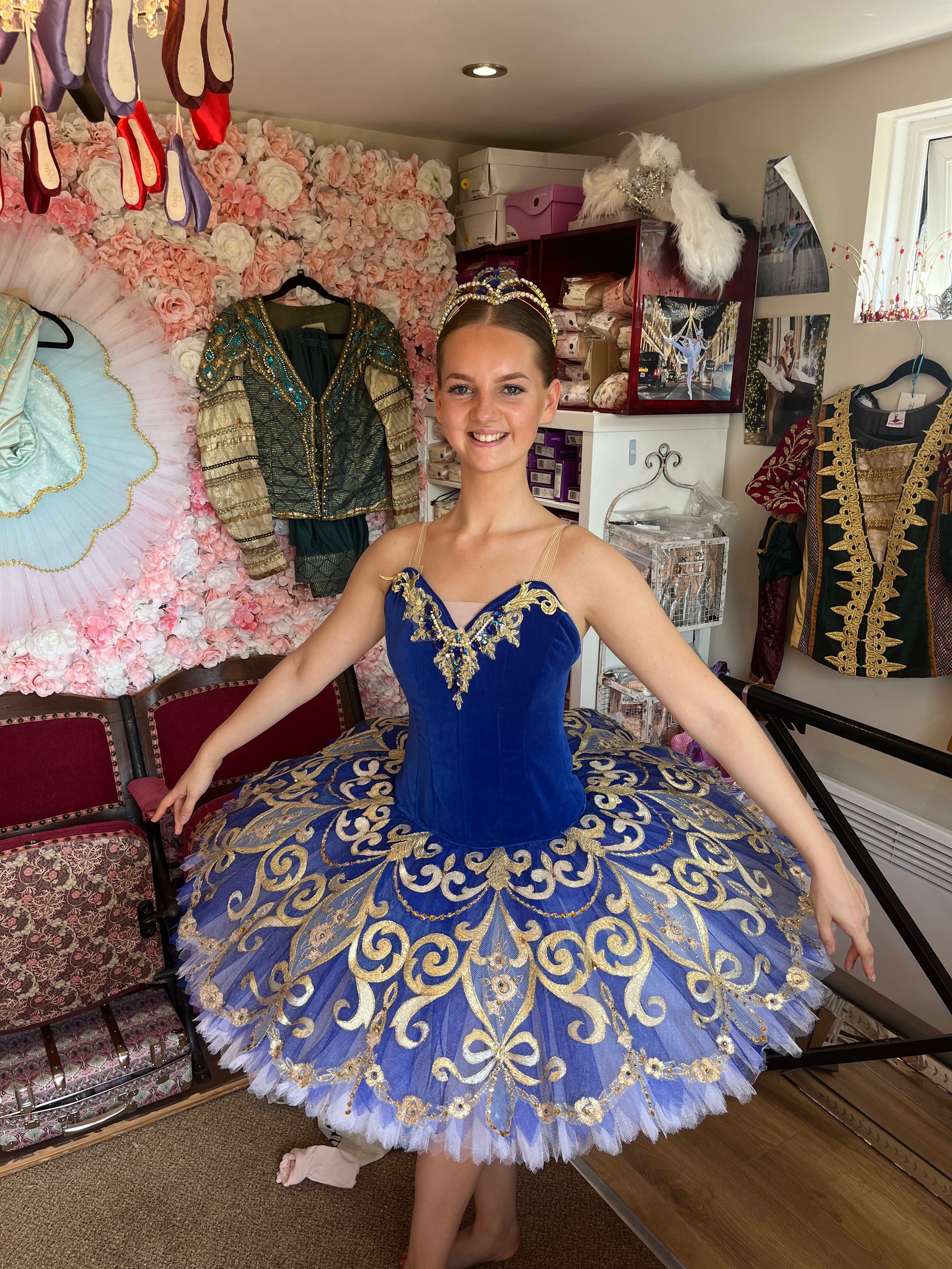 Medora Raymonda Royal Blue Tutu - Hire only  Just Ballet