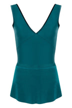 Bullet Pointe Velvet Trim Leotard