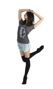 Like-G slim fit grey pointe tee