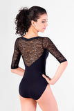 So Danca lace sleeve leotard SL-109