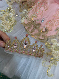 Pink and gold tiara - hire only