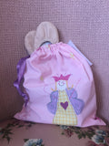 Just Ballet cotton drawsting shoe bag