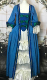 Georgian style blue stage dress - hire only