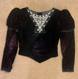 Bolshoi black velvet Prince's Tunic - Hire Only