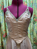 Peach Silk Juliet dress - Hire only