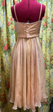 Peach Silk Juliet dress - Hire only