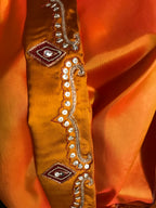 Orange Silk Arabian costume - Hire Only