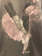 Like-G Pointe shoe heart tee
