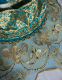 Professional two piece turquoise and gold tutu - Hire only