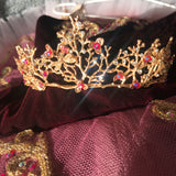 Burgundy and gold Raymonda tutu - Hire only