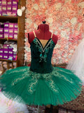 Emerald Green pancake tutu 12-14yrs - Hire only