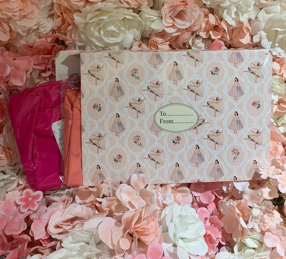 Have your item gift wrapped in a ballet themed gift box (Leotards and smaller items only)