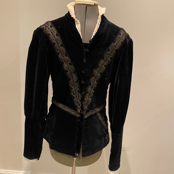 Bolshoi Gringore black velvet tunic - Hire Only