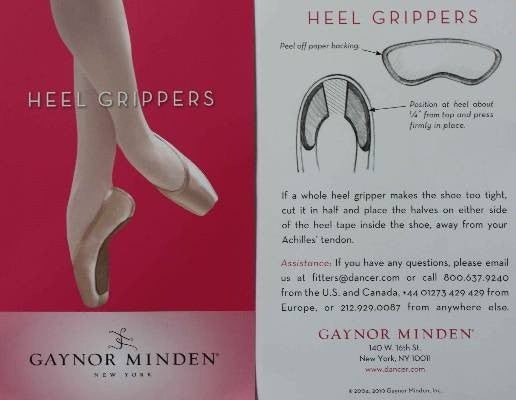 Gaynor Minden heel gripper - Just Ballet