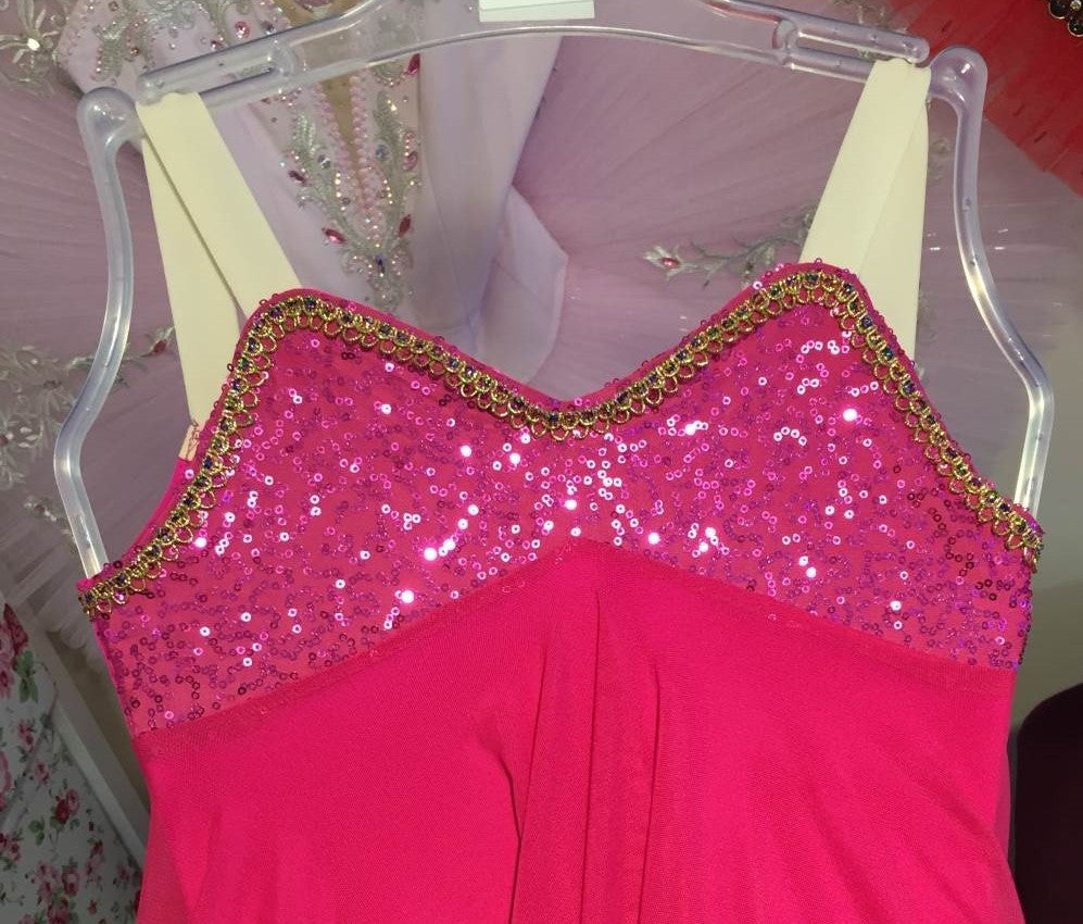 Just Ballet Cerise lyrical dress - Just Ballet