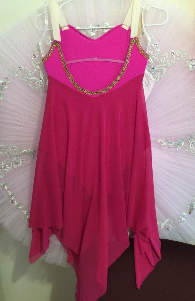 Just Ballet Cerise lyrical dress - Just Ballet