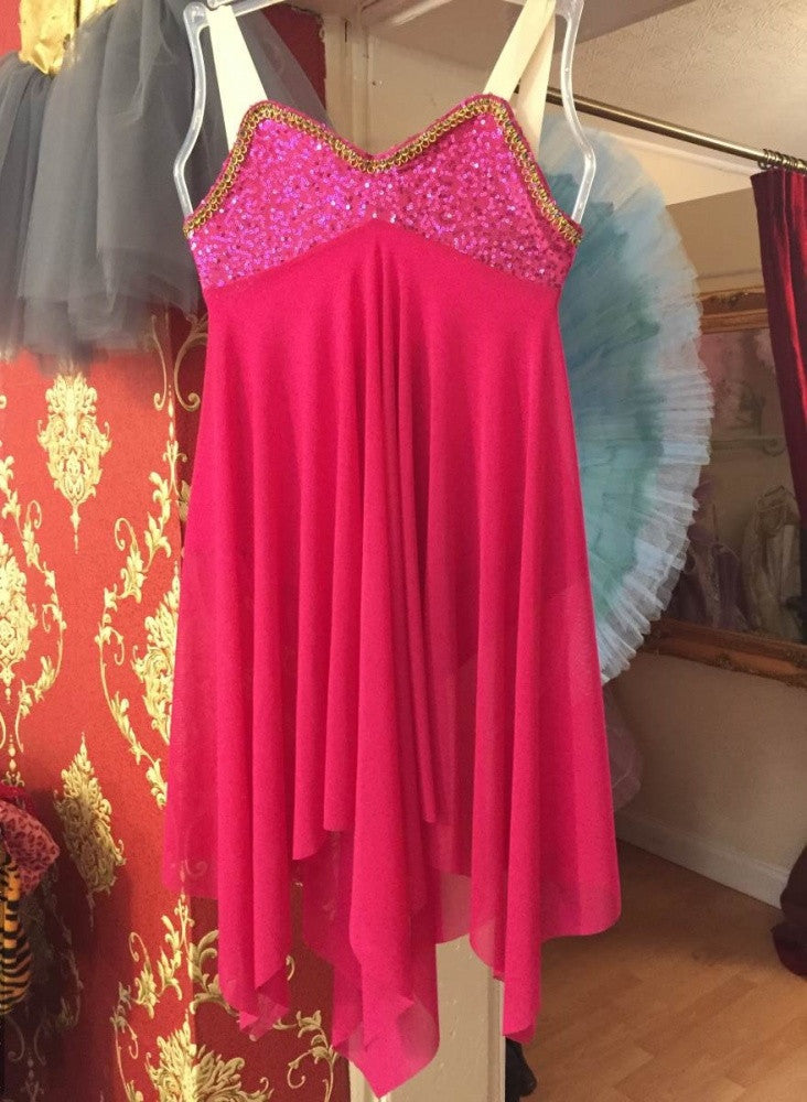 Just Ballet Cerise lyrical dress - Just Ballet