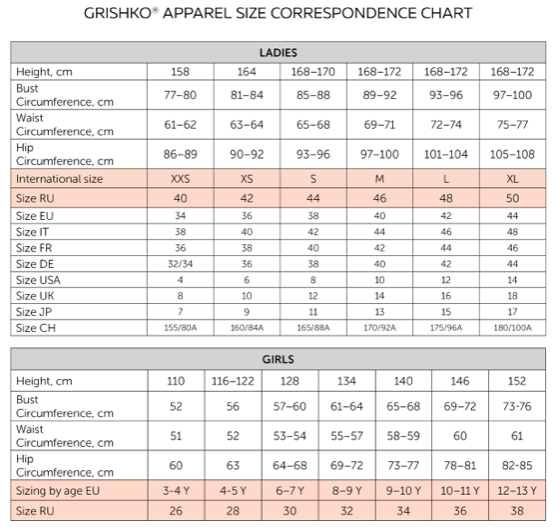 Grishko Charlotte V front leotard DA1930MP