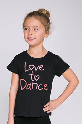 Little Ballerina Love to Dance T-shirt