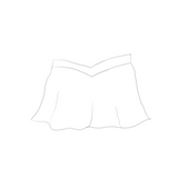 JB X Degas mesh skirt