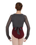 Capezio Knitted Crop Wrap Top