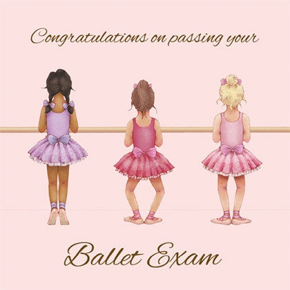 Little ballerina exam card - Just Ballet