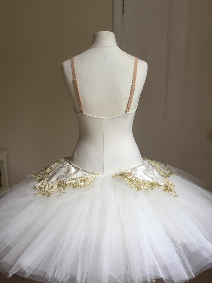 Just Ballet Cream & Gold tutu - Hire Only
