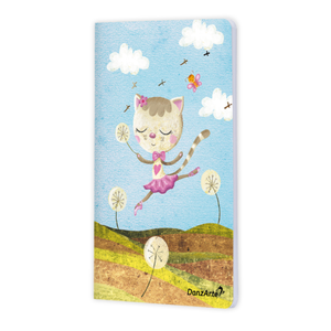 Danzarte Dancing cat A5 notebook - Just Ballet