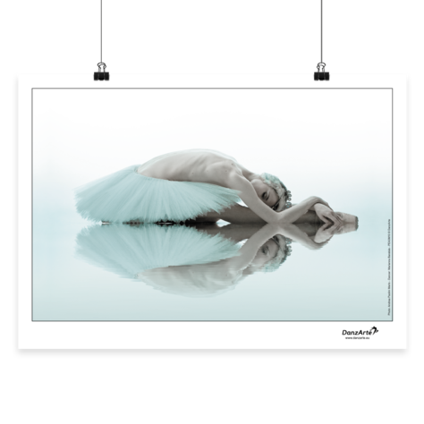 Danzarte swanlake Odette poster - Just Ballet