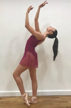 Degas leotard with mesh overskirt 2604