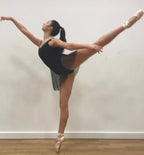 Degas leotard with mesh overskirt 2604