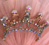 Finger Fairy Gold Head Piece Tiara - Hire Only
