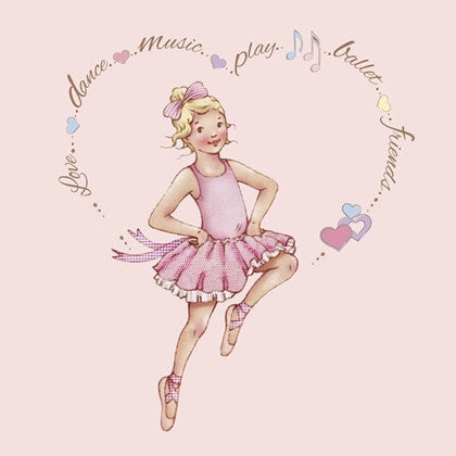 Little ballerina card - Just Ballet