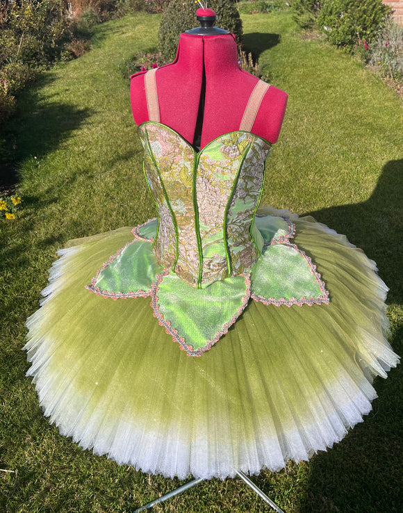 Green floral tutu Tinkerbell Midsummer Night s Dream Hire Only