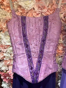 Lilac & Purple Pas de Quatre dresses - hire only