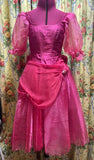 Nutcracker Party Girl, Cerise Pink Cinderella Ugly sister dress - Hire only