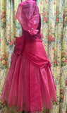 Nutcracker Party Girl, Cerise Pink Cinderella Ugly sister dress - Hire only