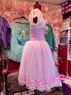 Pink Peasant dress - Hire only