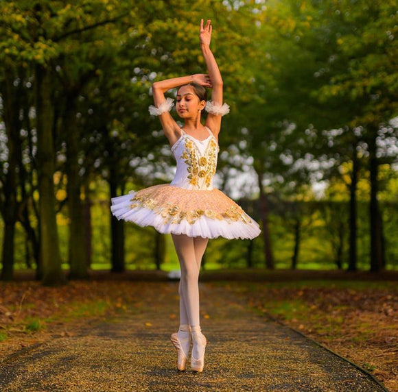 Just Ballet Golden Rose tutu - Hire Only